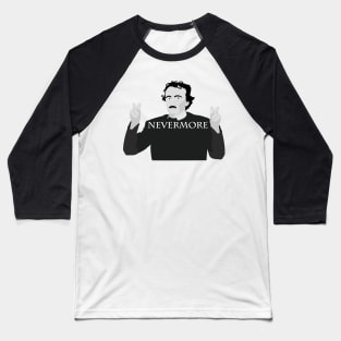 Air Quote Nevermore Baseball T-Shirt